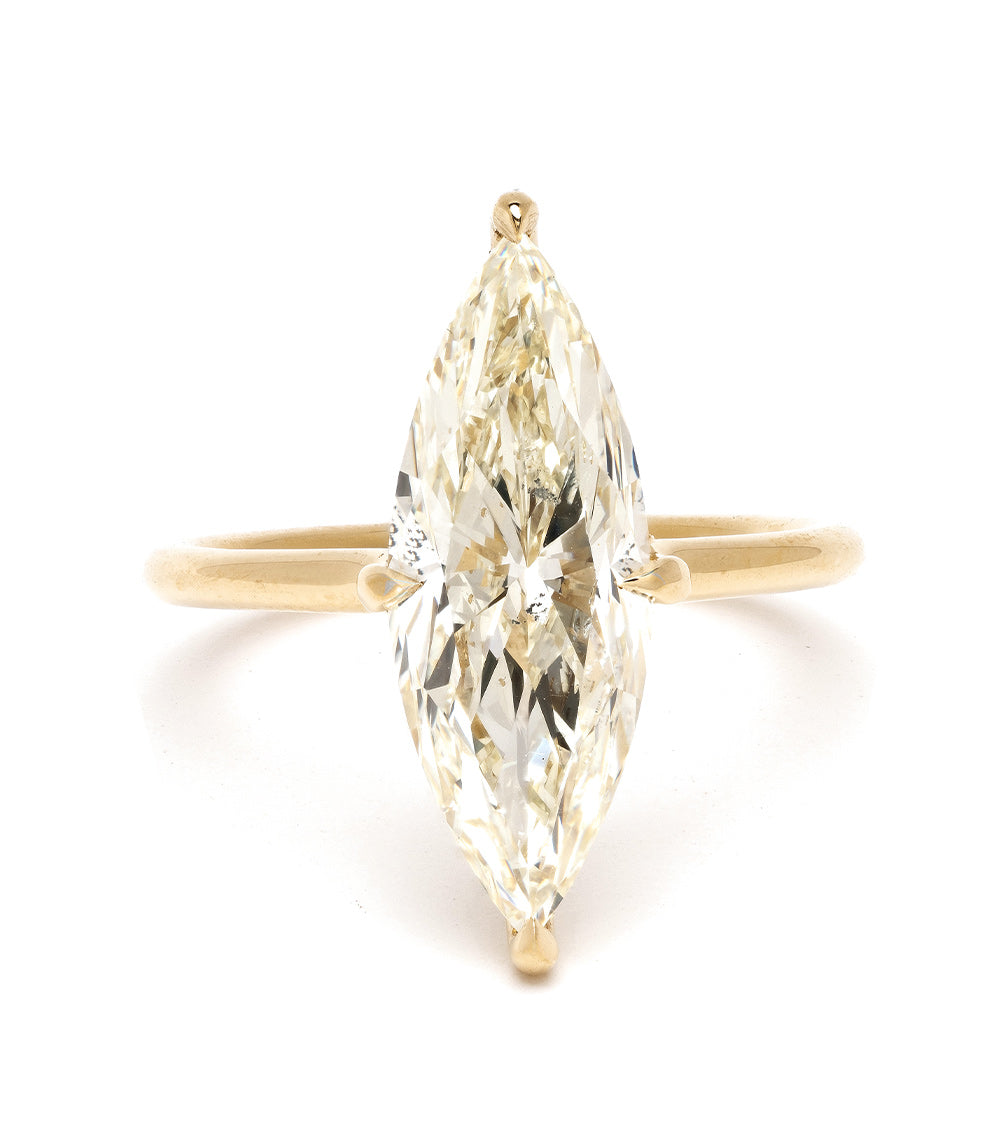 Billie 4Ct Marquise Cut Champagne Diamond Engagement Ring for Women - Perfect for Proposals, Anniversaries & Special Occasions