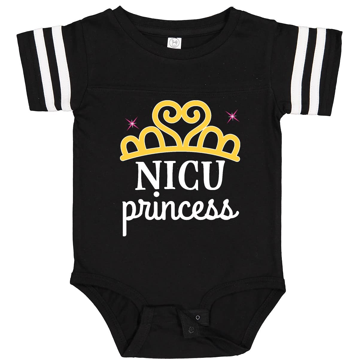 Inktastic NICU Princess Baby Bodysuit - Newborn Girl Outfit for Hospital, Photo Shoots & Special Occasions