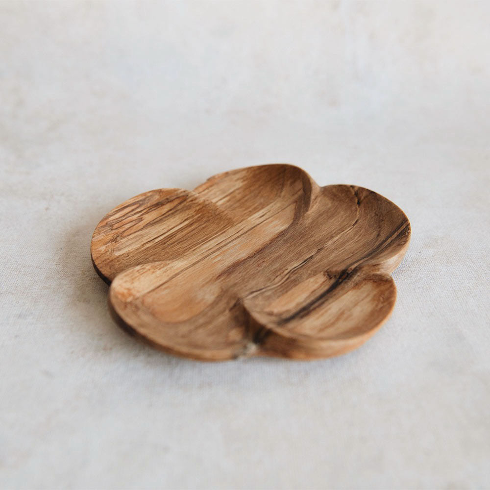 Handcrafted Wild Olive Wood Petal Serving Tray Set - Natural Wood Cheese Board & Charcuterie Platter for Entertaining, Wedding Gifts, and Home Decor