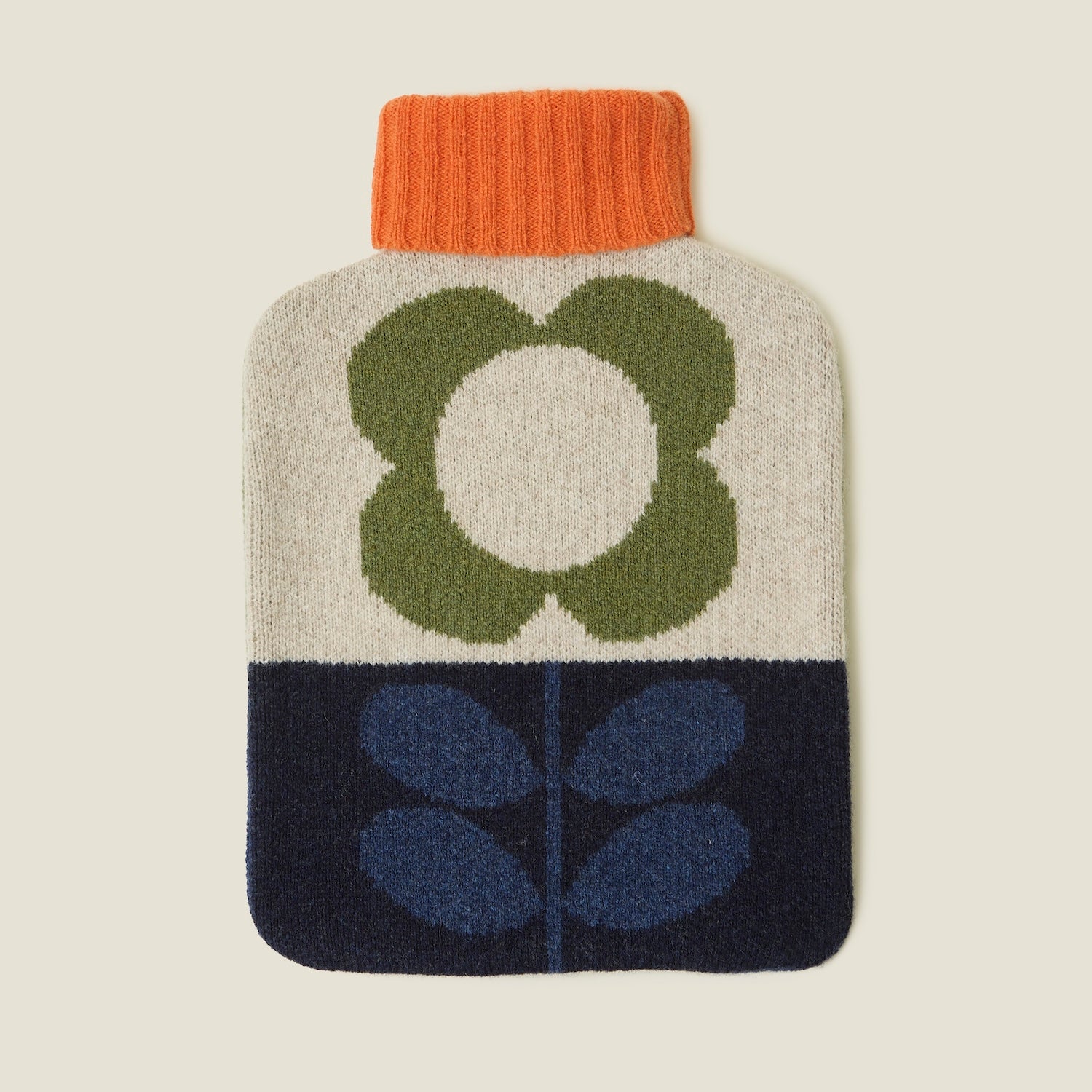 Cozy Floral Hot Water Bottle Cover - Soft & Warm Winter Essential for Pain Relief & Comfort - Perfect for Home, Office & Travel Use