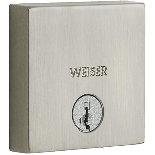 Satin Nickel Smart Key Deadbolt Lock - Single Cylinder Keyless Entry Door Lock for Home Security, Apartment & Office Use