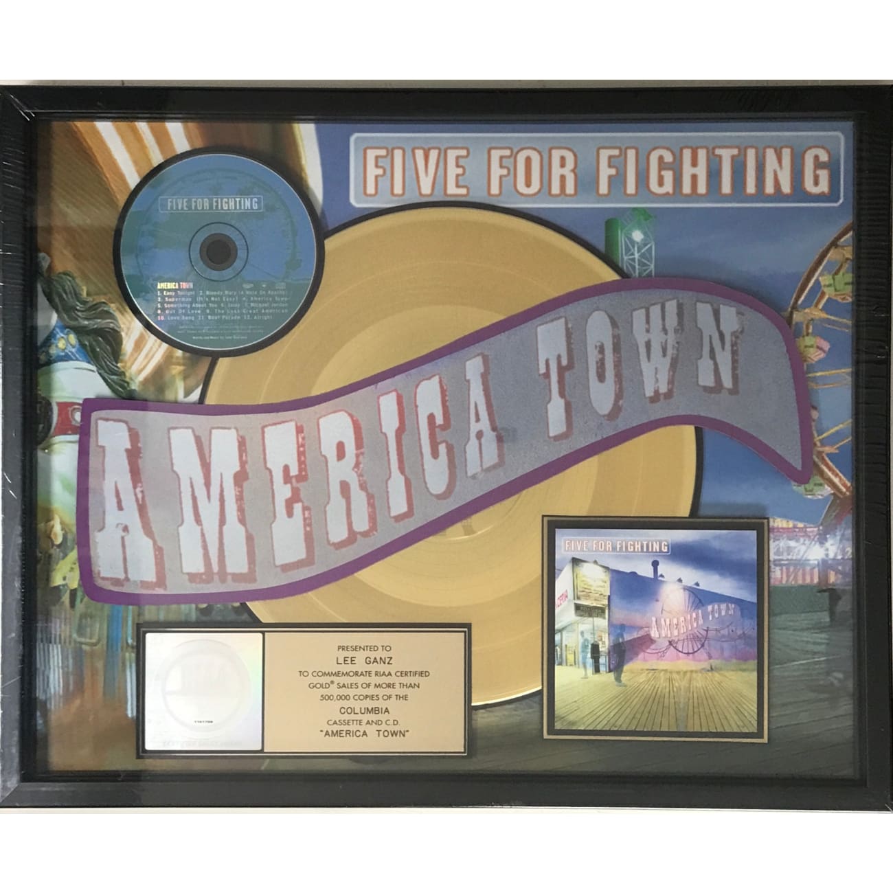 Five For Fighting - America Town (RIAA Gold Award) Brand New & Sealed - Perfect for Music Lovers & Collectors