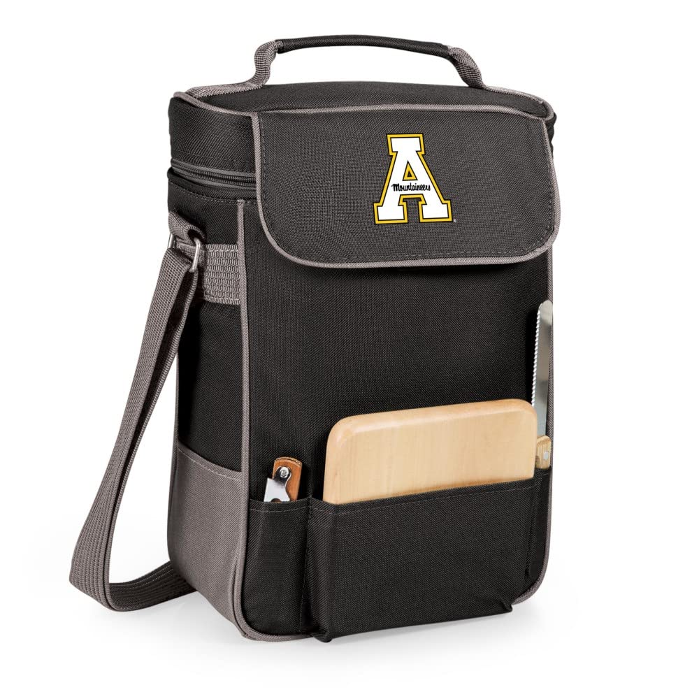 PICNIC TIME NCAA Duet Insulated Wine and Cheese Tote - Portable Cooler Bag for Outdoor Picnics, Beach Trips & Tailgating Parties