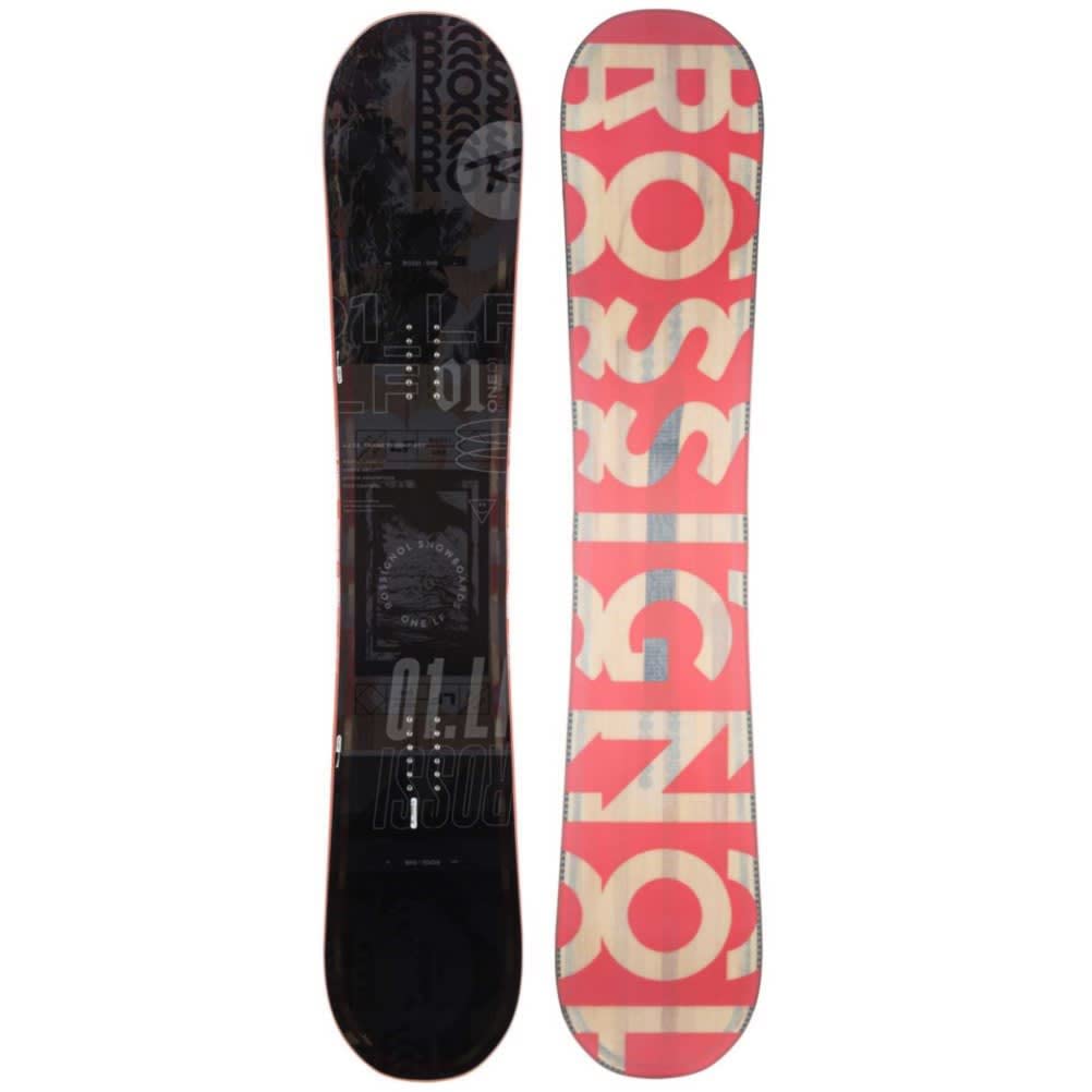 Rossignol One LF Men's Snowboard - All-Mountain Freestyle Board for Powder & Park Riding | Perfect for Backcountry & Resort Snowboarding