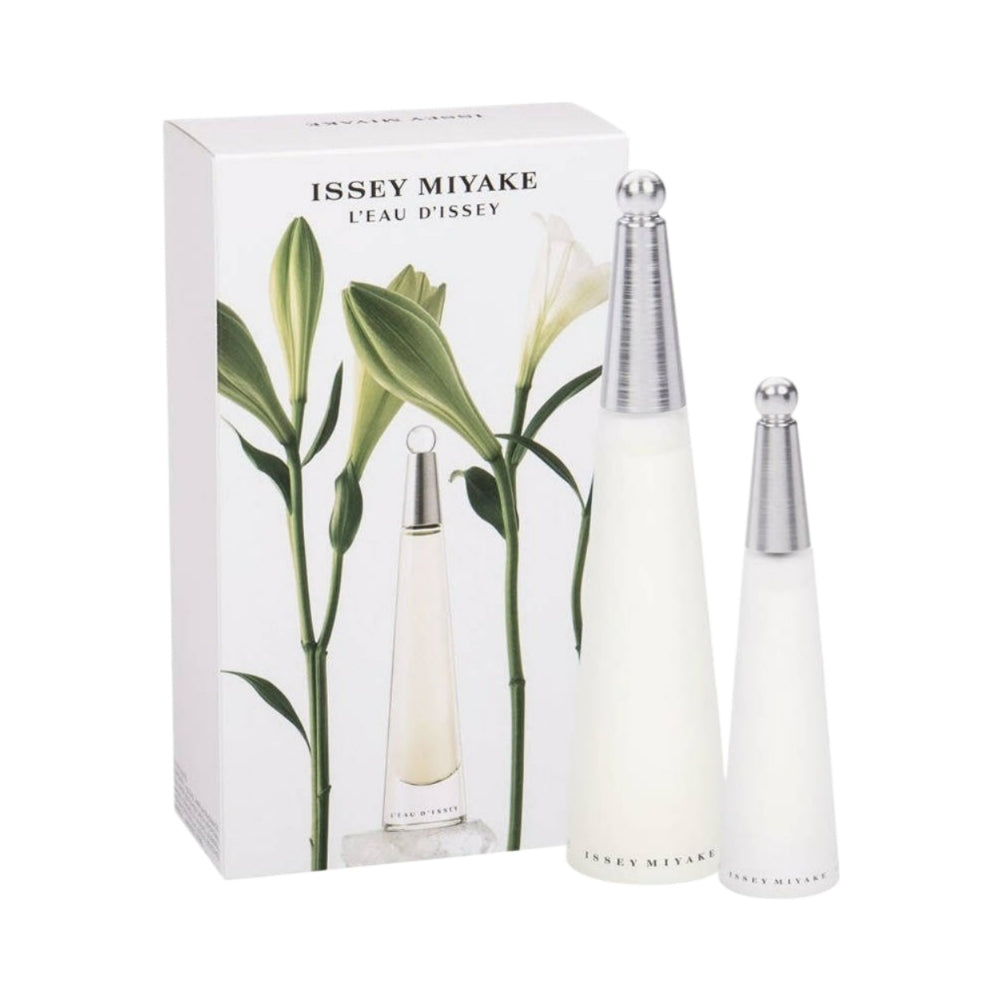 Issey Miyake L'Eau D'Issey 2-Piece Eau de Toilette Set - 100ml Perfume for Women, Fresh Floral Scent | Perfect for Daily Wear, Office & Special Occasions