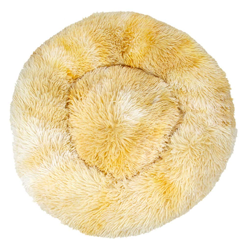 **Cozy Donut Dog Bed for Medium & Large Dogs - Reversible Cushion Pet Sofa with Soft Mattress - Perfect for Bedroom, Living Room & Crate (Washable & Durable)**