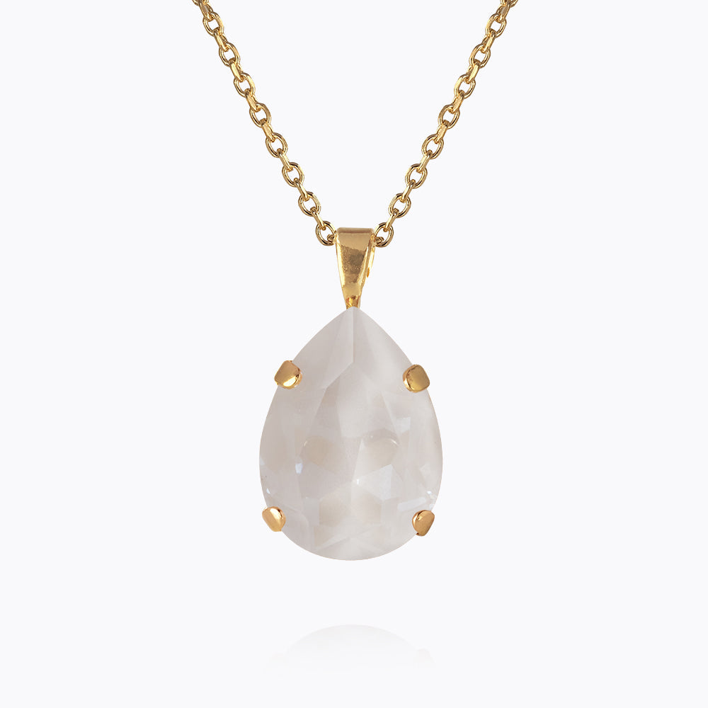Mini Drop Necklace - Elegant Electric White Pendant for Women | Perfect for Everyday Wear, Date Nights & Special Occasions