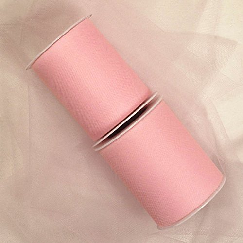 Light Pink Tulle Fabric 6