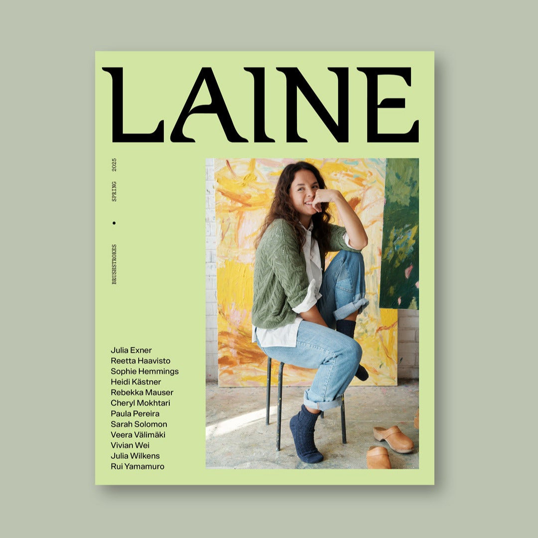 Laine Magazine Issue 24 - Knitting & Crochet Patterns, Yarn Inspiration & DIY Projects | Perfect for Crafters, Knitters & Fiber Artists