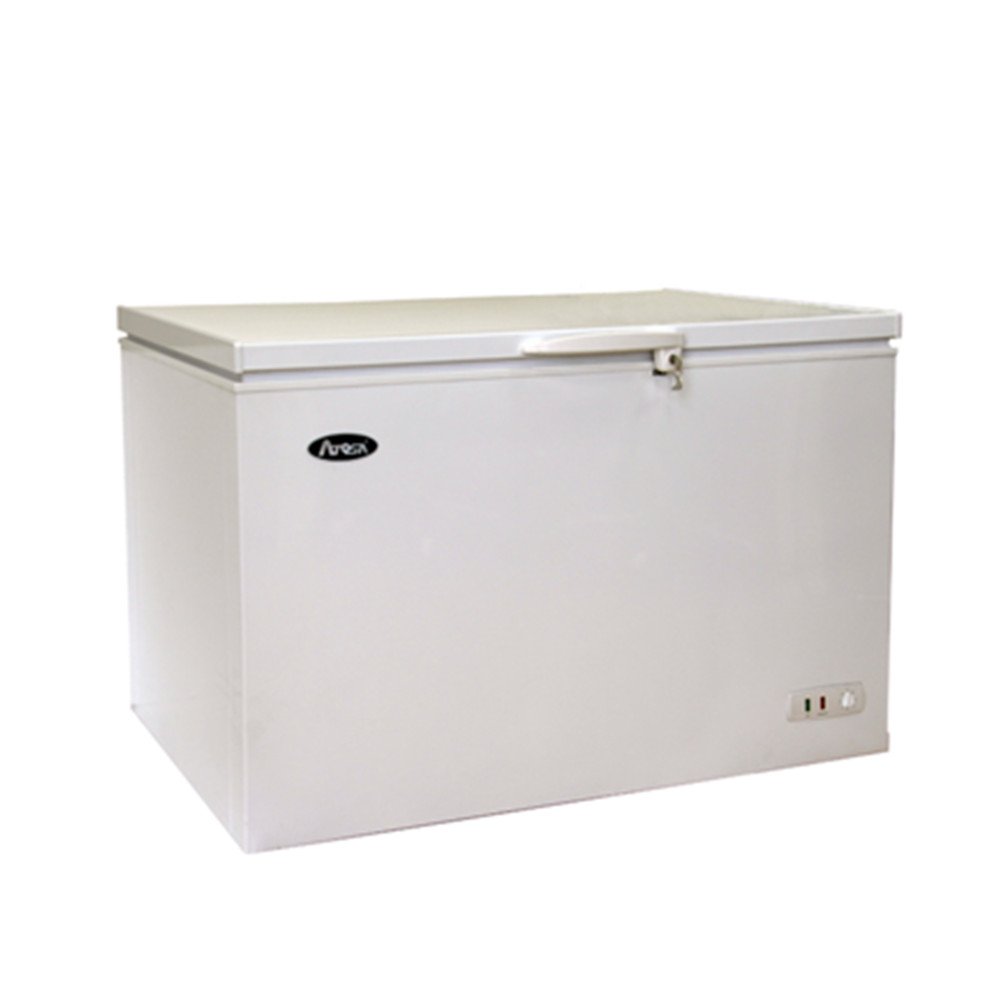 Atosa Commercial Solid Top Chest Freezer - 7 cu ft Energy Efficient Deep Freezer for Restaurants, Grocery Stores & Home Use - Perfect for Bulk Food Storage & Ice Cream Preservation