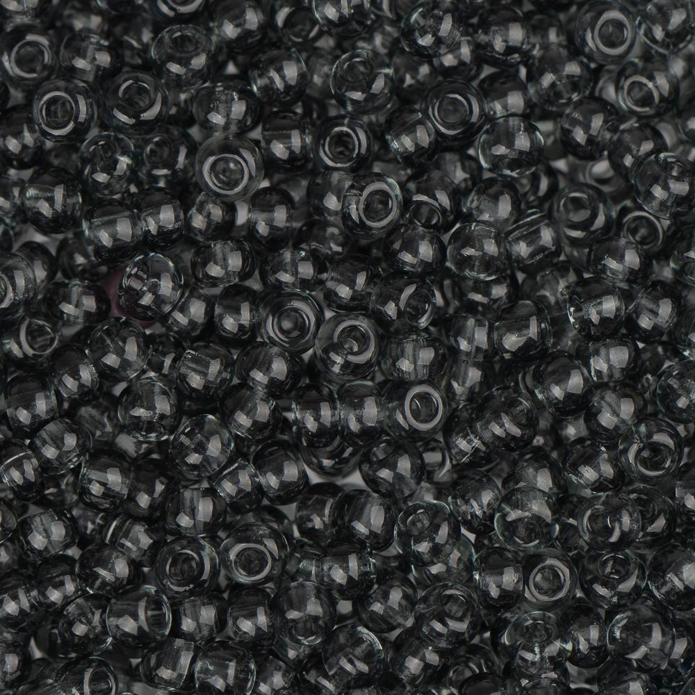 11/0 Czech Seed Beads #01028 Transparent Grey - 23g Glass Beads for Jewelry Making, DIY Crafts, and Beading Projects - Perfect for Bracelets, Necklaces, and Embroidery