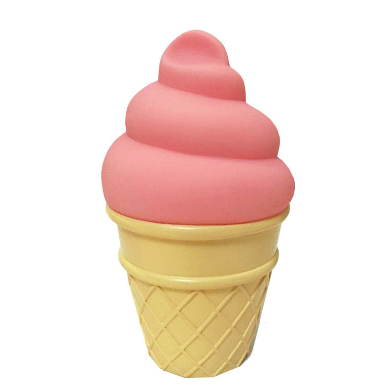 Mini Ice Cream Night Light - Pink LED Cute Desk Lamp for Kids Room, Nursery, Bedroom Decor | Perfect for Birthday Gifts, Sleep Aid & Nighttime Comfort