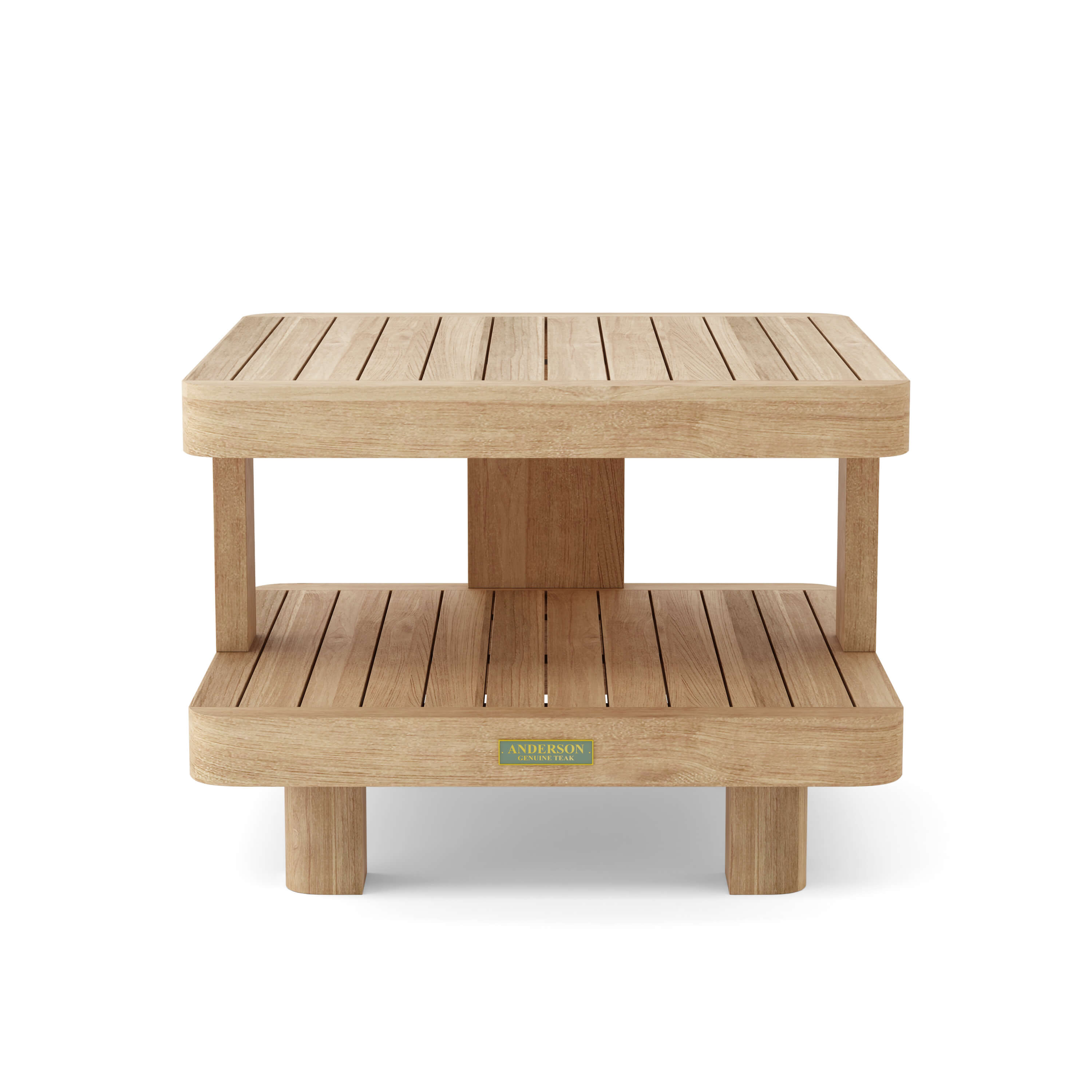 Modern Granada Side Table - Stylish Wooden End Table with Storage Shelf for Living Room, Bedroom & Office - Perfect for Small Spaces, Nightstands & Home Decor