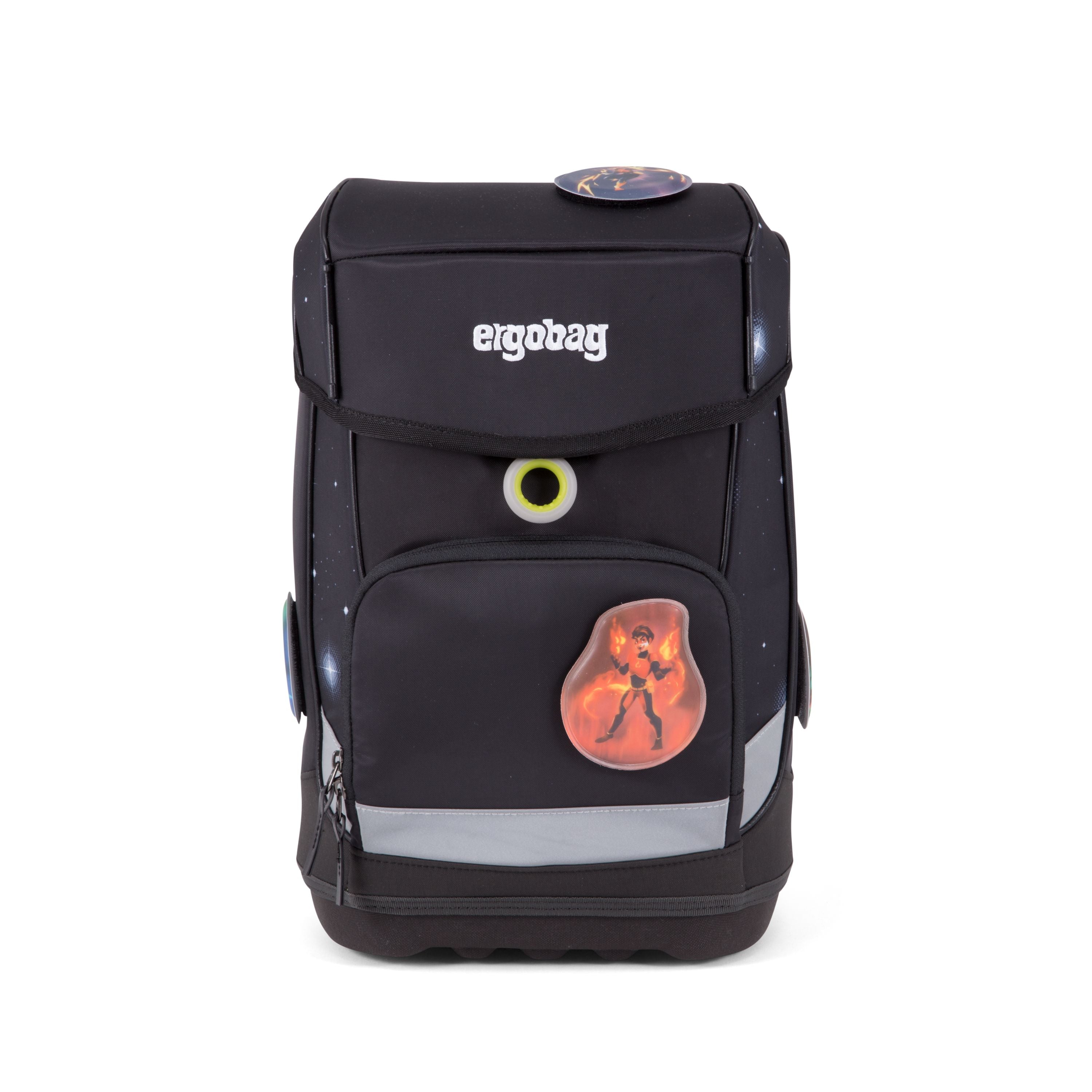 Ergobag Cubo Slim Galaxy Black - Lightweight & Stylish Baby Carrier for Comfortable Hands-Free Parenting - Perfect for Hiking, Travel & Everyday Use