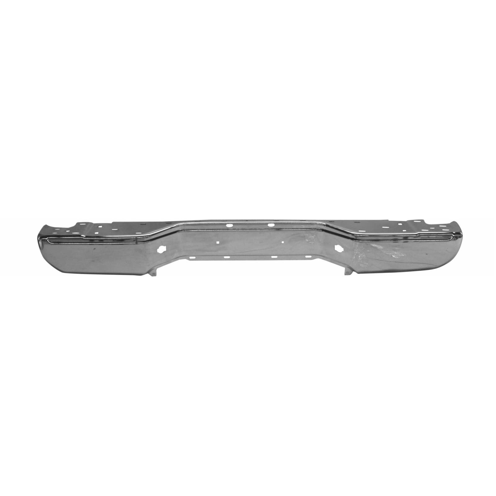 Chrome & Steel Rear Bumper Face Bar Shell for 2005-2021 Nissan Frontier Pickup Truck - NI1102153 | Durable Replacement Part for Off-Road Protection & Enhanced Style
