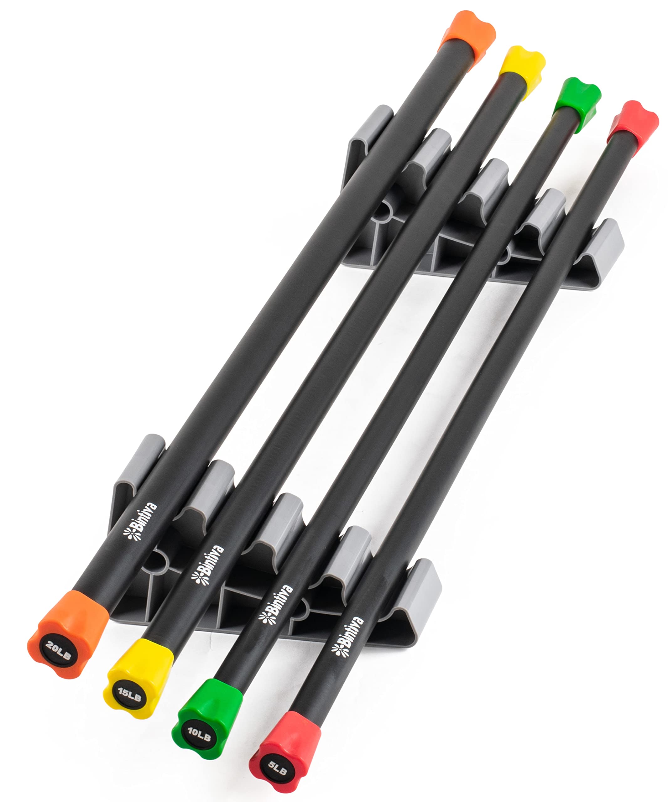 Weighted Exercise Bar Set - Adjustable Dumbbell Bars for Strength Training & Home Gym Workouts | Perfect for Weight Lifting, CrossFit & Fitness Training