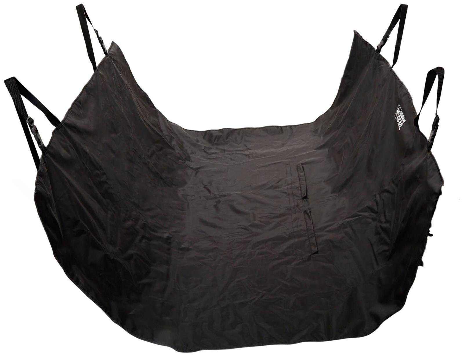 Guardian Gear All Season Waterproof Dog Car Seat Cover - Durable Nylon/Polyester Pet Seat Protector for Cars, Trucks & SUVs - 63 Inch Black - Perfect for Travel, Hiking & Outdoor Adventures with Your Dog