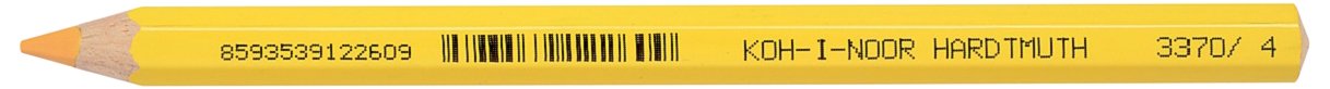 Chartpak 3720004007KS 3720 Dark Yellow Mondeluz Pencil - Premium Colored Pencil for Artists & Sketching - Perfect for Drawing, Shading & Professional Art Projects