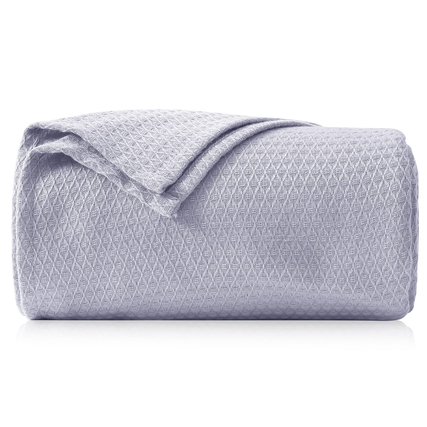 Avisiatree Cooling Bamboo Blanket for Hot Sleepers - 100% Breathable Summer Blanket for Night Sweats, Heat Transfer Technology to Keep Body Cool - Ultra Soft Blanket for Adults & Kids (39x59 Inches, Grey) - Perfect for Hot Summer Nights, Bedroom, Travel & Camping