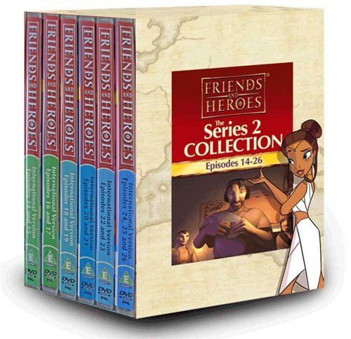 Friends and Heroes DVD Series 2 Pack - Bible Stories of Jesus, Moses, Jacob & Noah's Ark in Multiple Languages | Christian Kids' Entertainment, Sunday School & Family Movie Night
