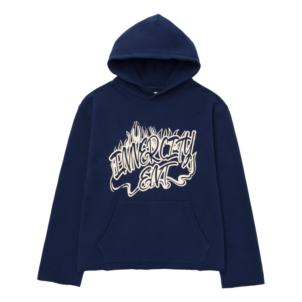 HONOR THE GIFT Blue Entertainment Hoodie - Soft Cotton Pullover Sweatshirt for Men & Women - Perfect for Casual Wear, Gaming, and Street Fashion