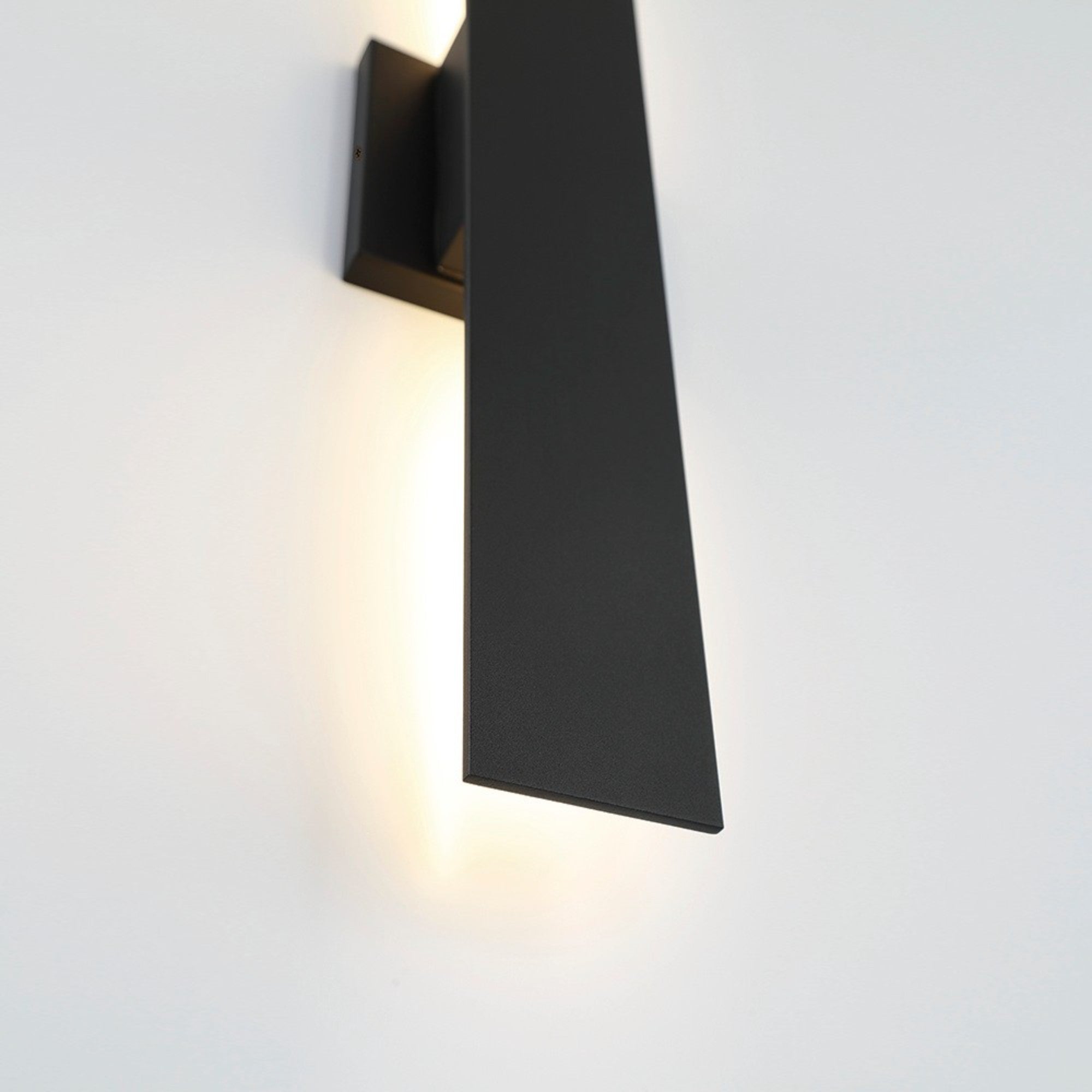 Annette 23 LED Outdoor Wall Sconce - Black Finish, Waterproof Exterior Light Fixture for Porch, Patio, Garden & Entryway Lighting