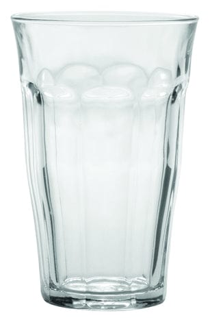 Duralex Le Picardie® Clear Glass Tumbler Set of 4 - 8oz/12oz/16oz Drinking Glasses for Juice, Iced Coffee & Cocktails - Durable French Made Tumblers for Home, Restaurant & Outdoor Use