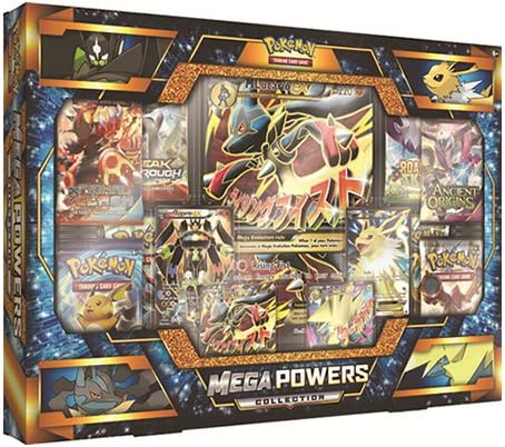 Pokemon TCG Mega Powers Collection Card Game - Rare Trading Cards for Collectors & Battles | Perfect for Tournaments, Gifts & Game Nights