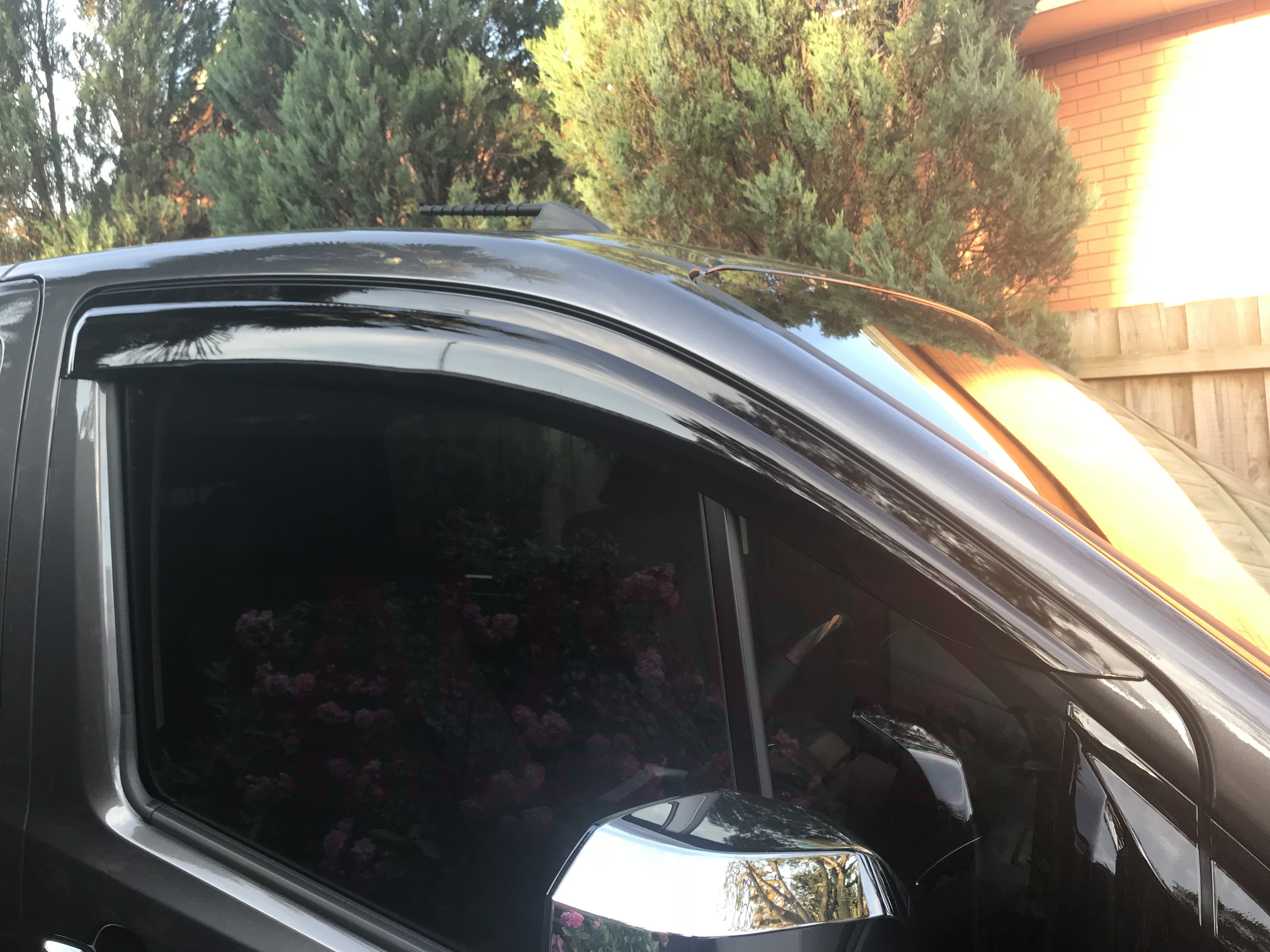 Weather Shields for Toyota Granvia 2019-2023 | Car Window Rain Guards | UV Protection & Noise Reduction | Perfect for Rainy Days & Highway Driving