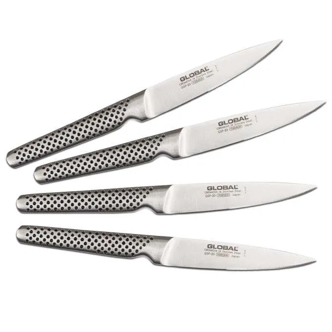 Premium 4.5 Inch Stainless Steel Steak Knives Set of 4 - Razor Sharp Blades for Perfect Steak Cutting - Ideal for Home Dining, BBQ Parties & Restaurant Use