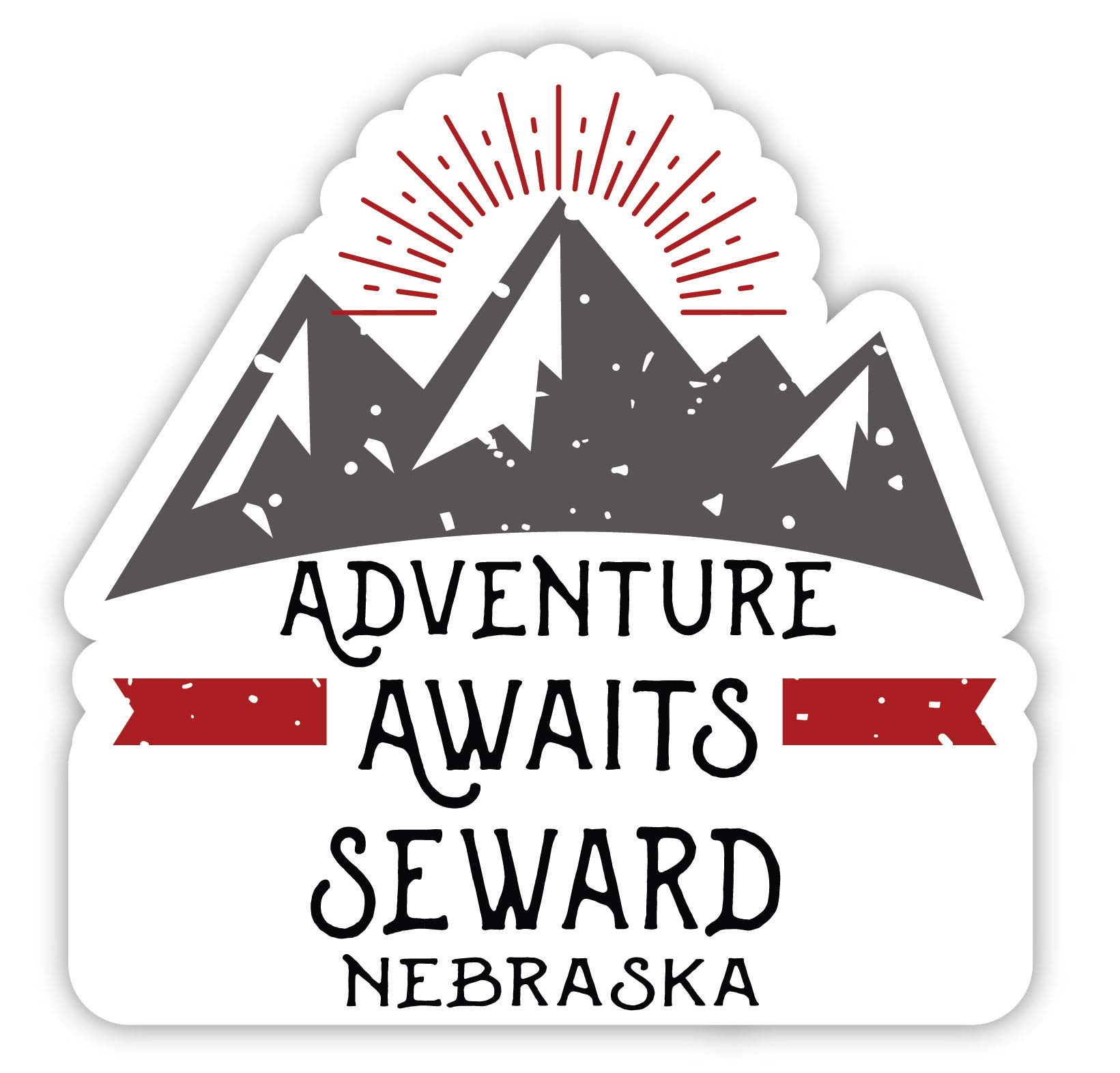 Seward Nebraska Souvenir Fridge Magnet - 4-Inch Adventure Awaits Design | Perfect for Travel Memories, Home Decor & Gift Ideas