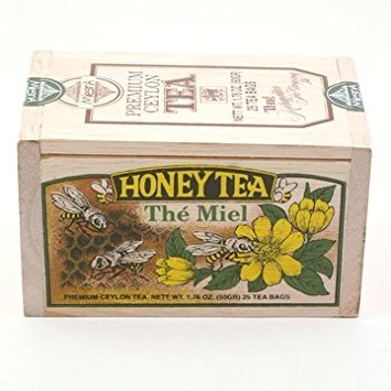Premium Metropolitan Honey Tea Box - 25 Individually Wrapped Tea Bags | Organic & Natural Flavor | Perfect for Gifts, Office, or Relaxing at Home