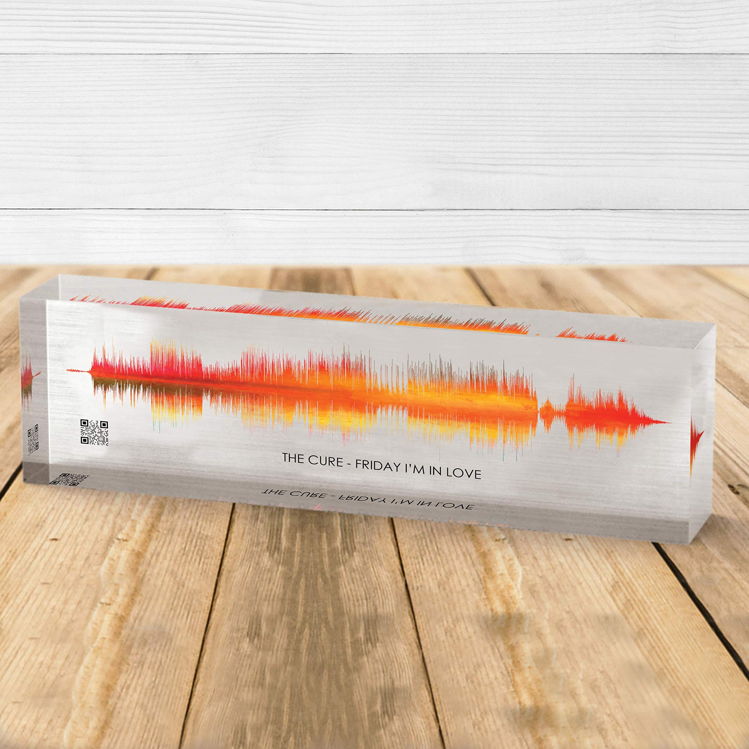 Custom Soundwave Art - Personalized Song on Acrylic Block | Unique Gift for Couples | Perfect for Anniversaries & Holidays