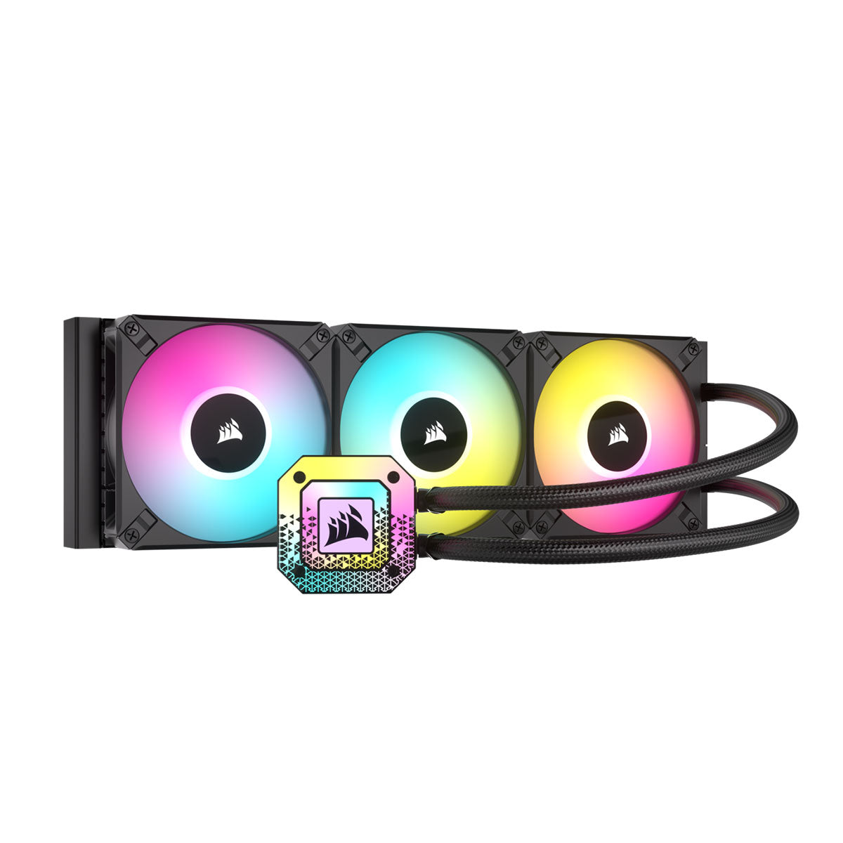 Corsair iCUE H150i ELITE CAPELLIX XT 360mm RGB Liquid CPU Cooler - High Performance AIO Water Cooling System for Gaming PC & Workstation Builds - Perfect for Overclocking and Silent Operation