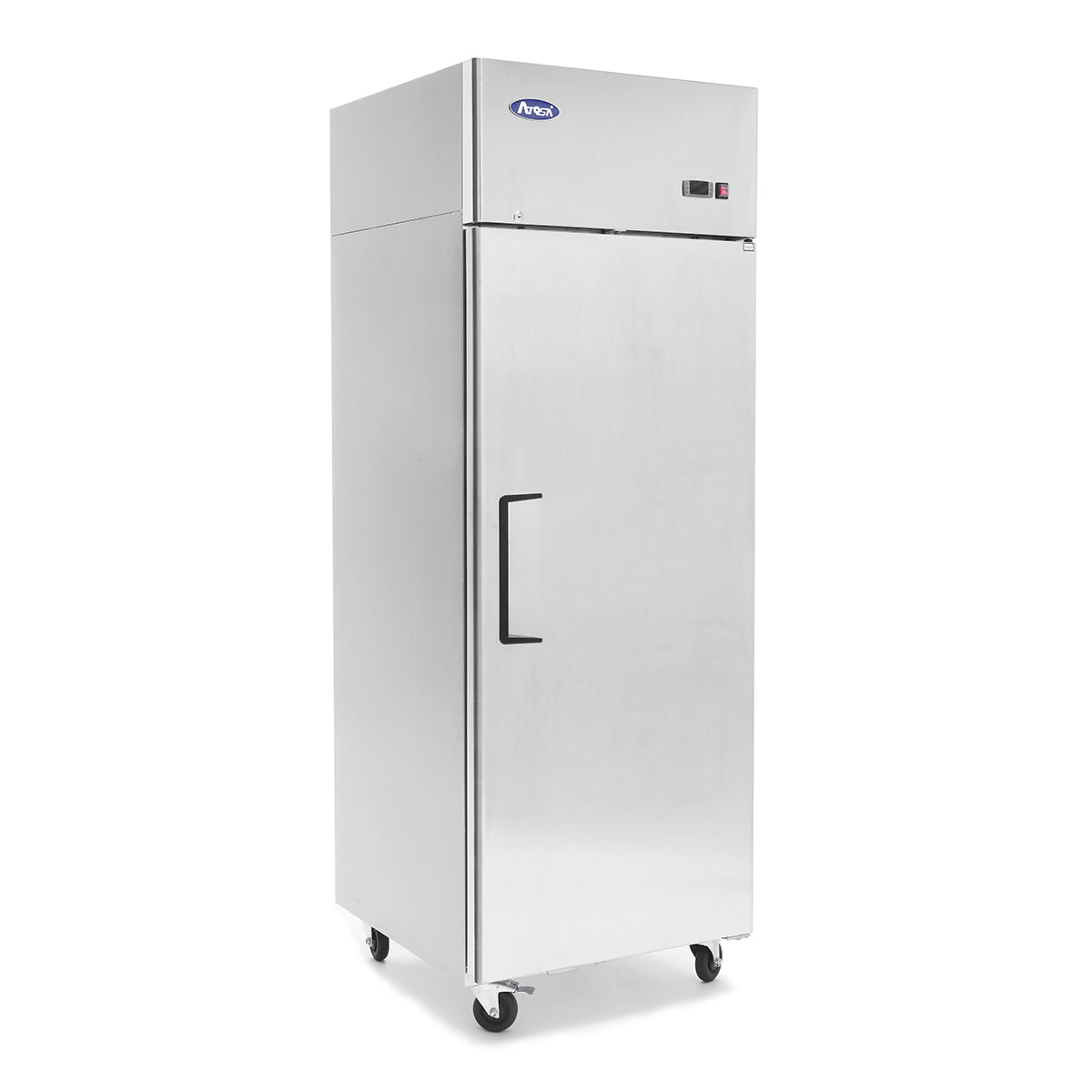 Atosa 29 Inch Commercial Reach-In Freezer with 1 Solid Door & Top Mount Compressor - Perfect for Restaurants, Cafes, and Grocery Stores
