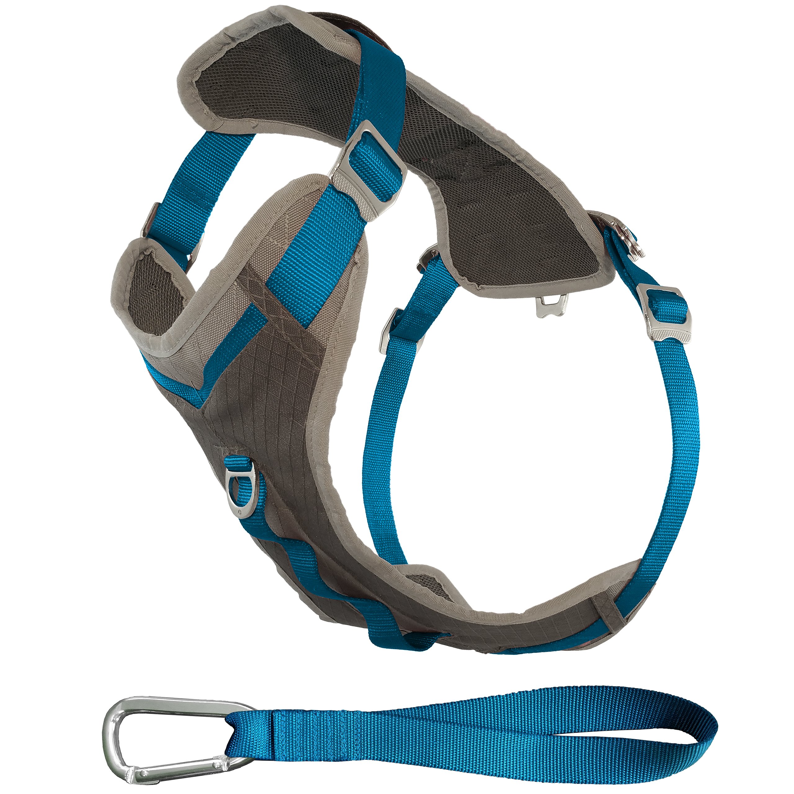 Kurgo Journey Multi-Function Reflective Dog Harness for Running, Walking & Hiking - Adjustable Pet Safety Harness with Seat Belt Tether | Perfect for Outdoor Adventures, Daily Walks & Car Rides