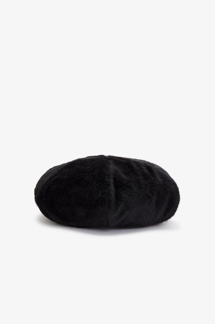 Amy Winehouse Black Velvet Beret Hat - Vintage Style Women's Fashion Beret for Casual Wear, Music Festivals & Retro Outfits