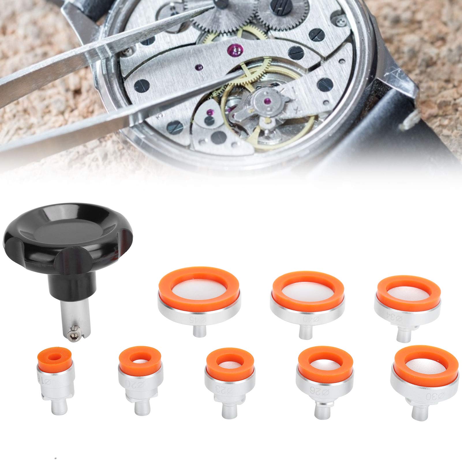 Professional Watch Press Tool Set with 8 Dies - Watch Repair Kit for Snap Back Covers