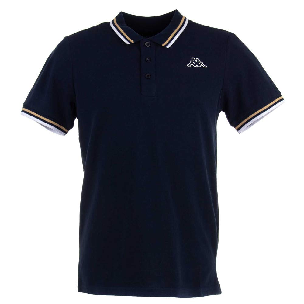 **Kappa Esmo Men's Blue T-Shirts & Polo Shirts – Casual & Sporty Style for Everyday Wear**
