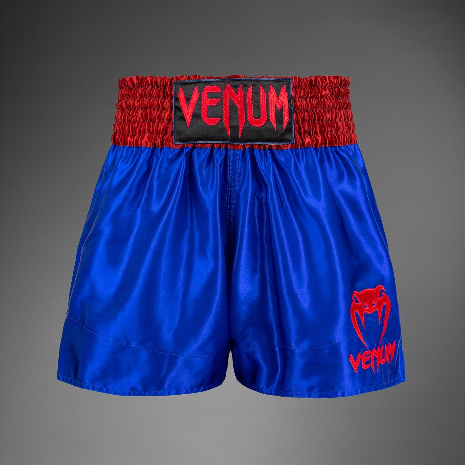 Venum Classic Muay Thai Shorts for Men - Navy Blue & Red MMA Fight Shorts - Perfect for Muay Thai Training, MMA Fighting & Martial Arts Workouts