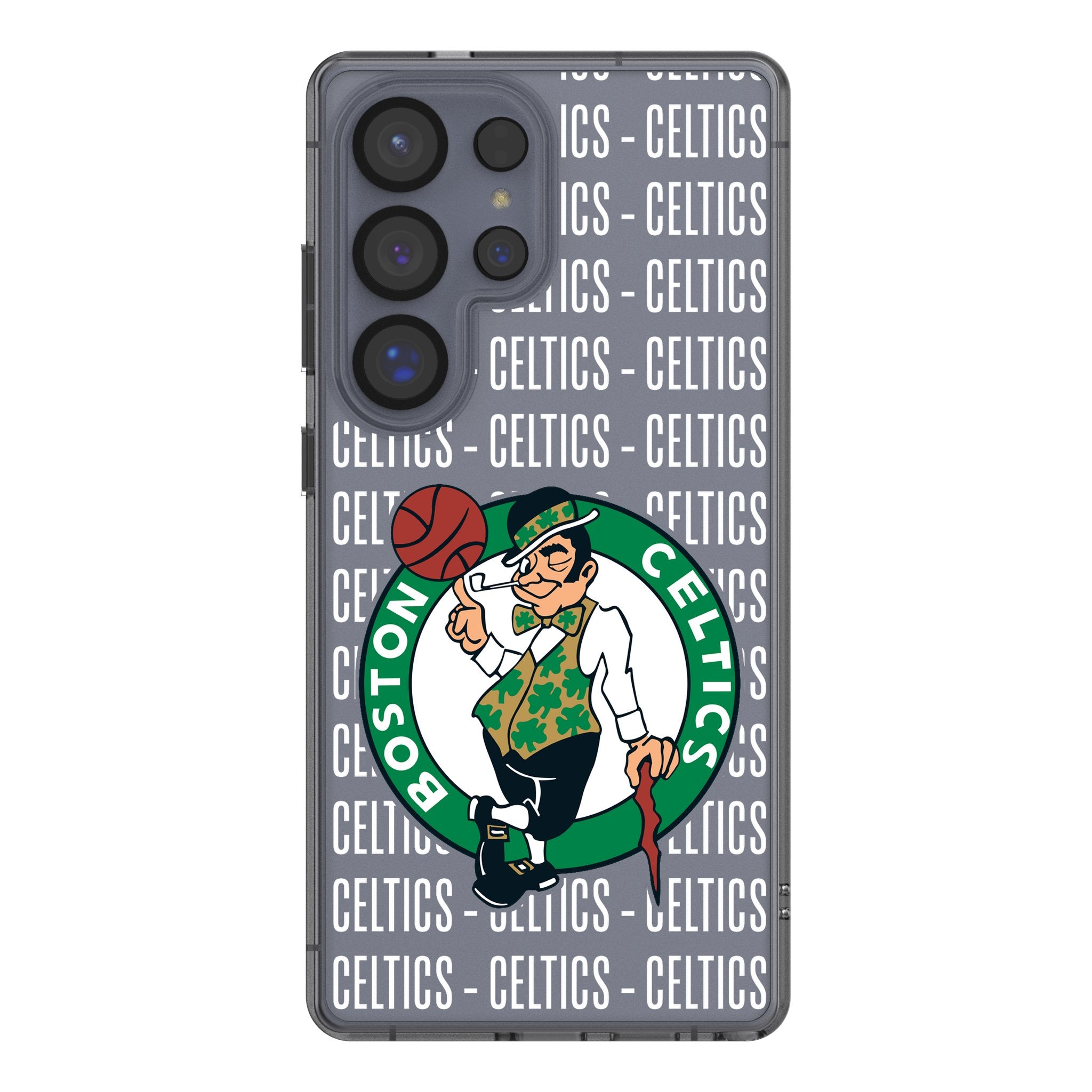 Boston Celtics Clear Phone Case for Samsung Galaxy - Durable Protective Cover with Team Logo - Perfect for Fans, Games, and Everyday Use