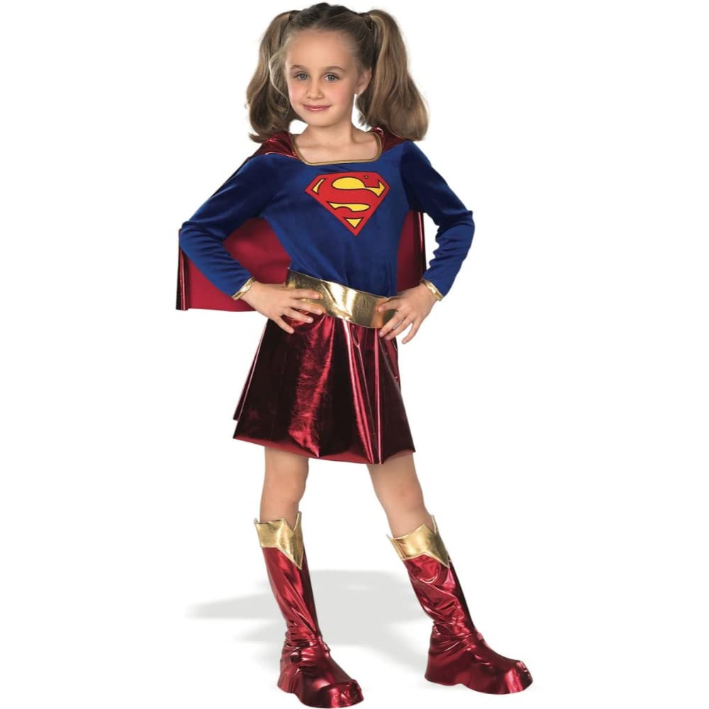 Supergirl Costume for Kids - Deluxe Superhero Outfit for Halloween, Cosplay & Dress-Up | Perfect for Parties, Playtime & Photo Shoots