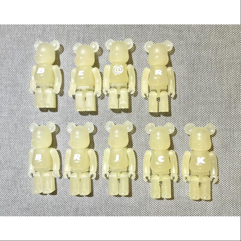 Medicom Be@rbrick Series 40 BASIC SET - 9PCS 100% Authentic Collectible Bearbrick Figures for Home Decor & Gift Giving
