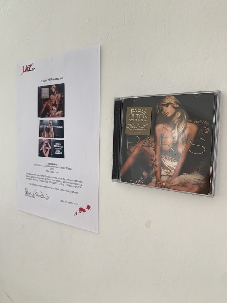 Banksy x Paris Hilton Limited Edition CD - Authentic Steve Lazarides Collectible for Music & Art Lovers - Perfect for Home Decor, Gifts & Pop Culture Enthusiasts