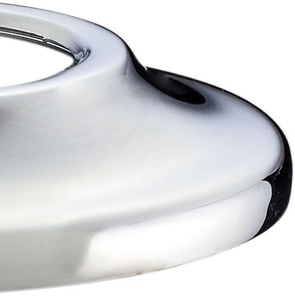 Chrome Universal Three-Way Diverter Valve Trim for Pressure Balance Shower System - Roman Numeral Design for Bathroom, Spa & Pool Use