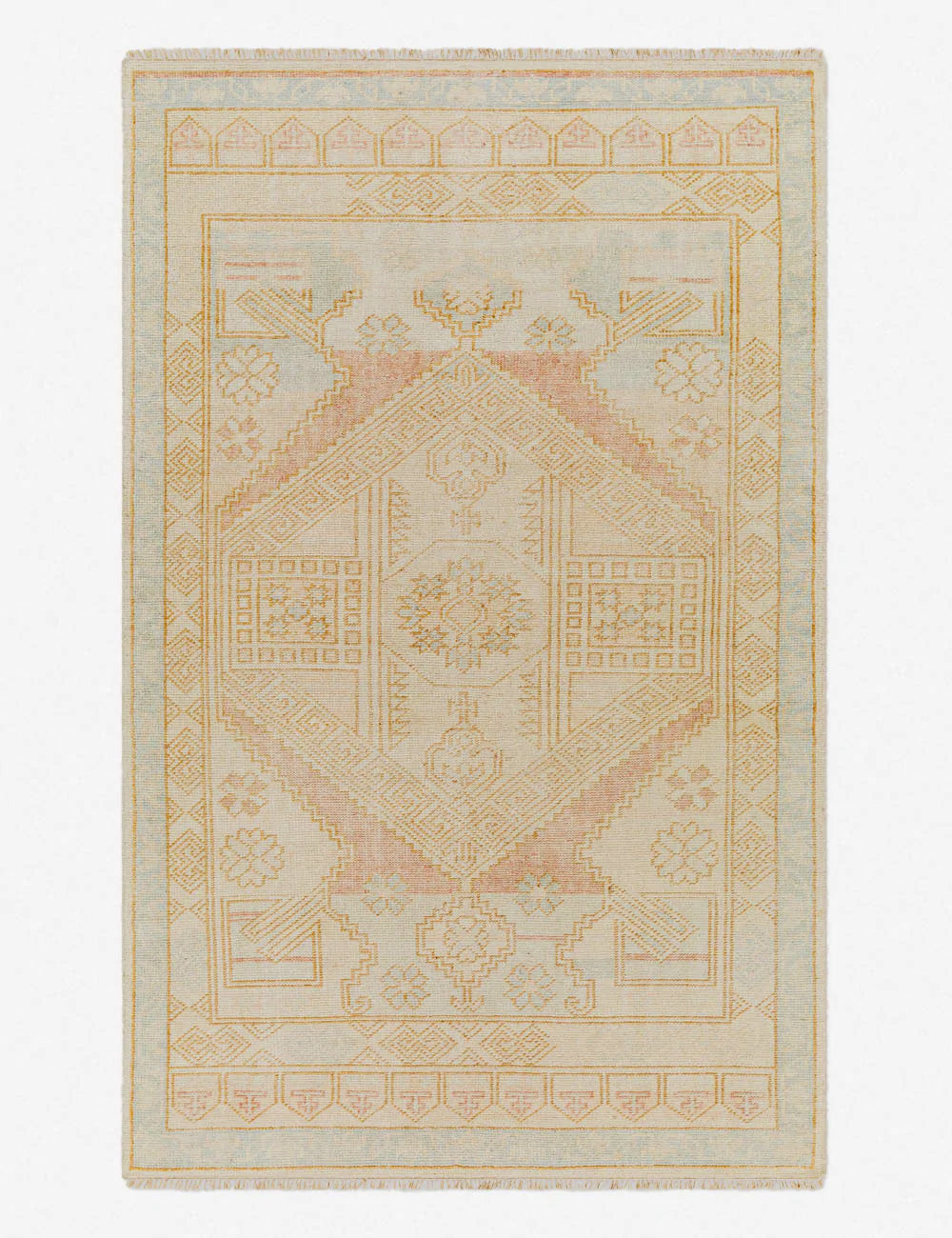 Alexa Hand Knotted Wool Blend Rug - Soft & Durable Area Rug for Living Room, Bedroom, or Office - Perfect for Home Decor & Cozy Spaces