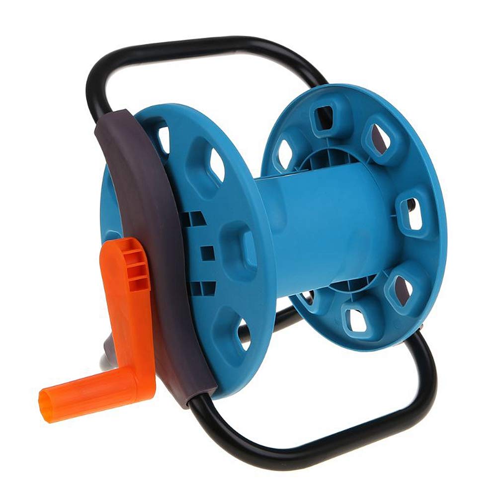 1Pcs Heavy Duty Hose Reel Stand with Wheels - Water Pipe Storage Rack Cart Holder Bracket for Garden, Yard & Outdoor Use - Durable Water Pipe Organizer for Easy Irrigation System Access
