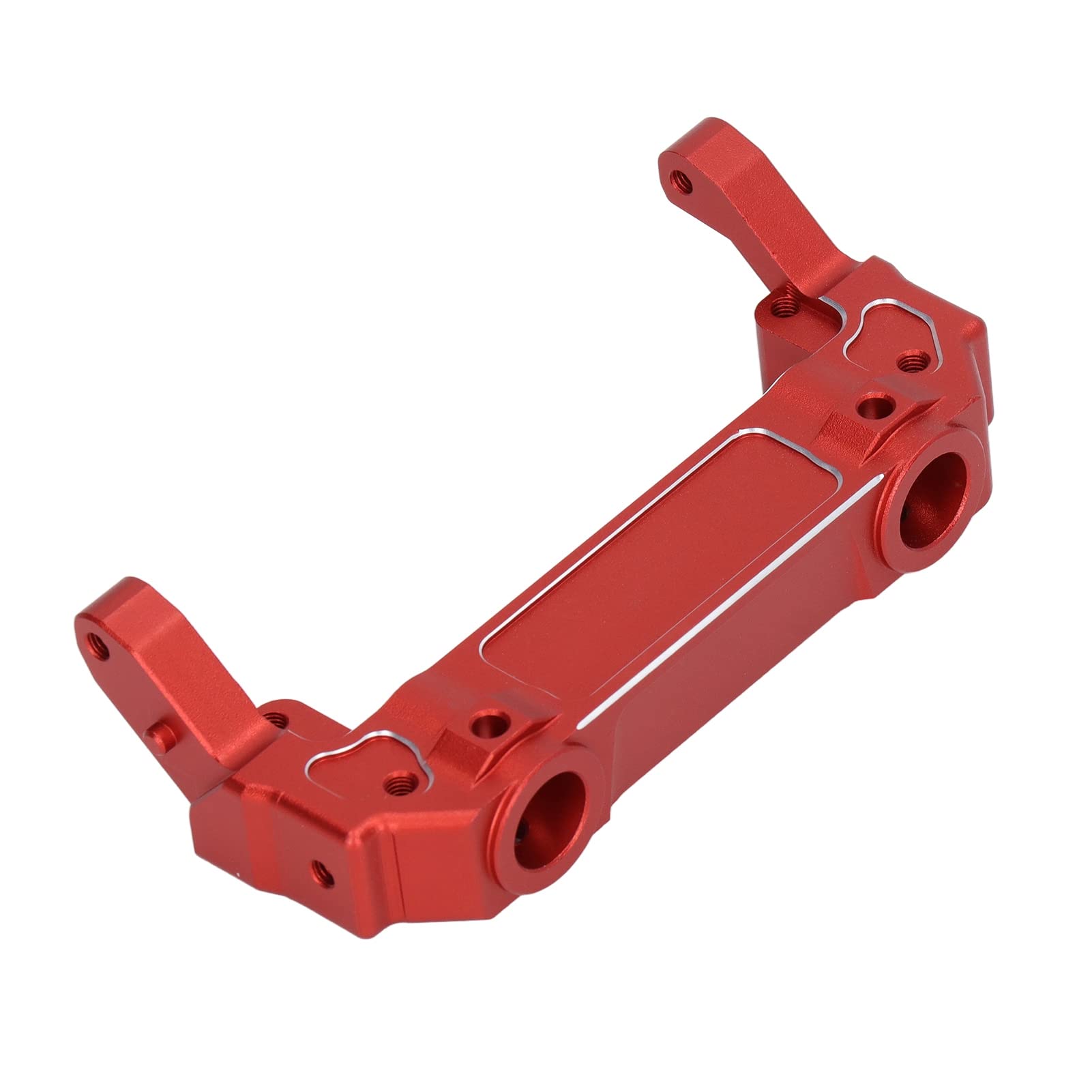 VGEBY All Metal High Hardness RC Front Bumper Bracket for Axial SCX6 1/6 Scale RC Vehicle - Durable Mount Stand (Red) | Off-Road Crawler Accessory & RC Car Upgrade Part