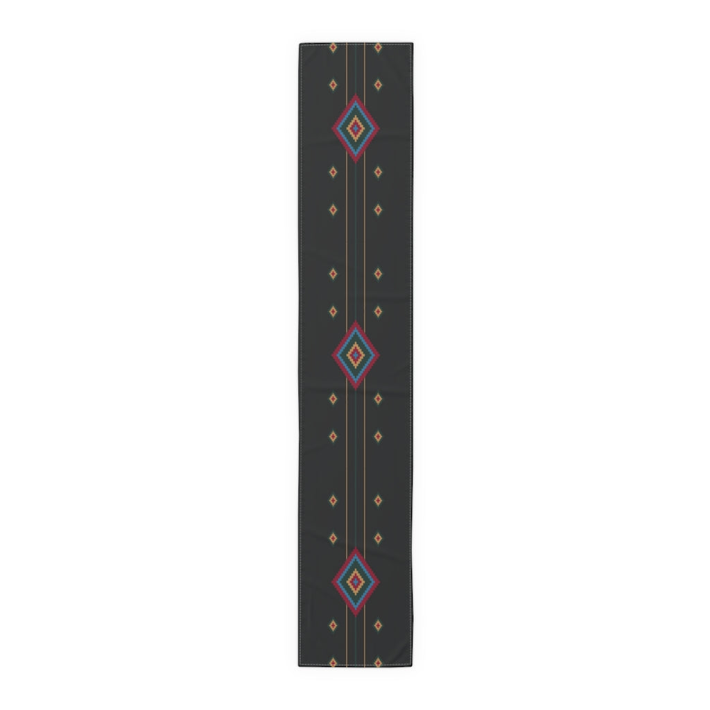 Black Diamond Southwestern Table Runner - Elegant Kitchen Table Linens & Dining Room Decor for Thanksgiving, Christmas & Holiday Entertaining