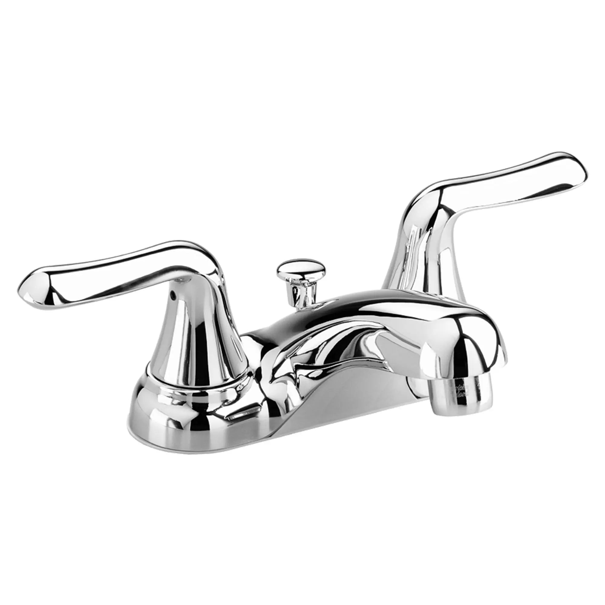 Colony® Soft 4 Inch Centerset 2 Handle Bathroom Faucet 1.2 GPM/4.5 LPM with Lever Handles - Perfect for Small Bathrooms, Powder Rooms & Vanities